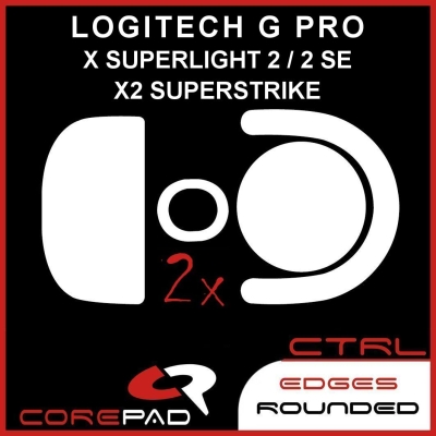 Hyperglides Hypergleits Hypergleids esptiger tiger ice arc Corepad Skatez CTRL Logitech G PRO X SUPERLIGHT 2 GPX V2 GPX2 X2 SUPERSTRIKE